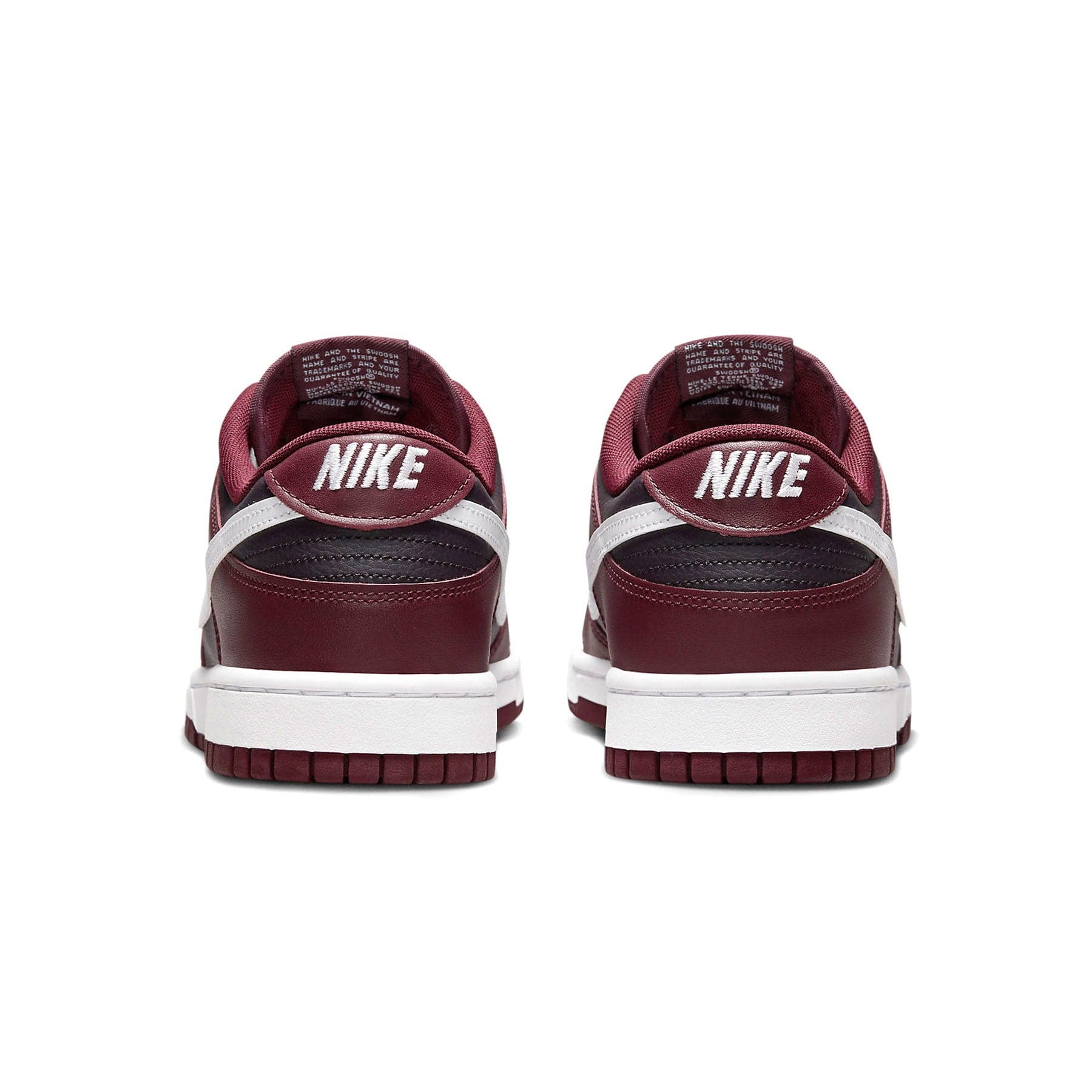 Nike Dunk Low 'Dark Beetroot' — UK 3 | EU 35.5 | US 3.5 — Back View