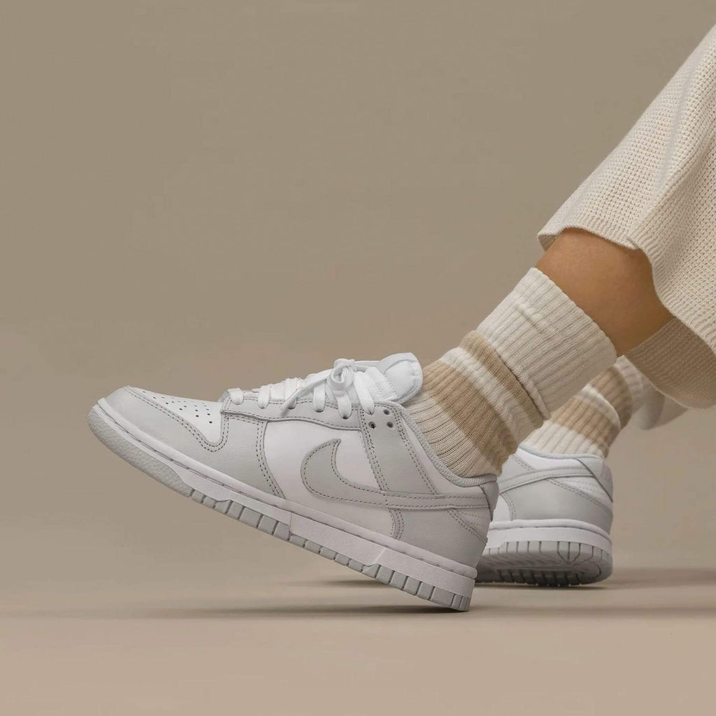Nike Dunk Low Wmns 'Photon Dust' — UK 2.5 | EU 35.5 | US 5 — Lifestyle View