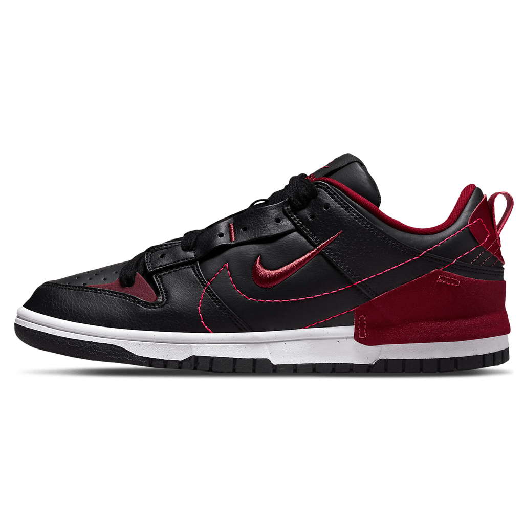 Nike Dunk Low Disrupt 2 Wmns 'Black Dark Beetroot' — UK 2.5 | EU 35.5 | US 5 — Front View