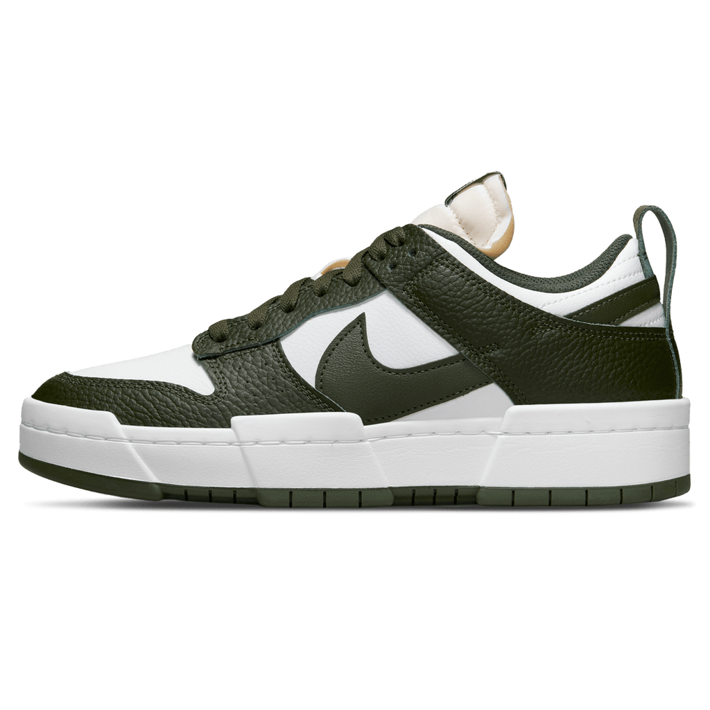 Dunk Low Wmns Disrupt 'Dark Green' — UK 2.5 | EU 35.5 | US 5 — Front View
