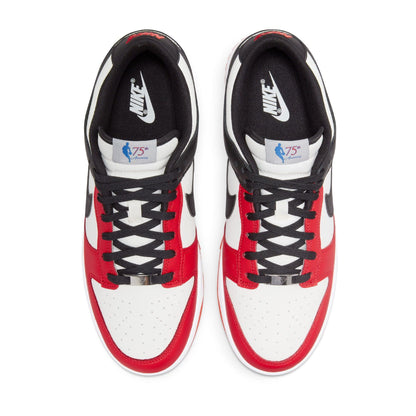 NBA x Nike Dunk Low EMB '75th Anniversary - Chicago' — UK 3 | EU 35.5 | US 3.5 — Back View