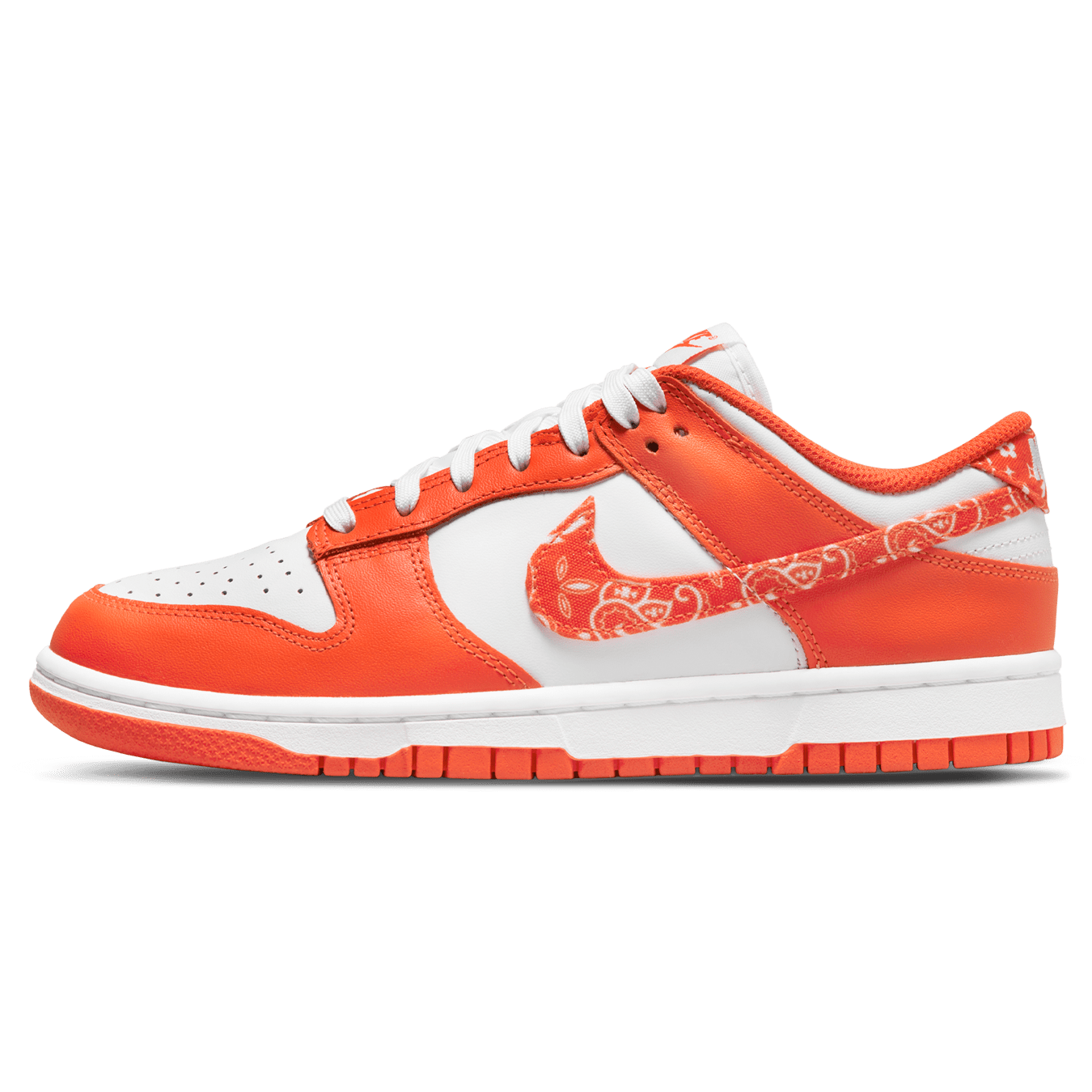 Nike Dunk Low Wmns 'Orange Paisley' — UK 2.5 | EU 35.5 | US 5 — Front View