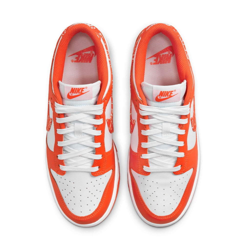 Nike Dunk Low Wmns 'Orange Paisley' — UK 2.5 | EU 35.5 | US 5 — Top View