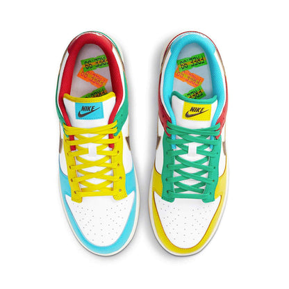 Nike Dunk Low SE GS 'Free.99 - White' — UK 13.5 | EU 32 | US 1Y — Back View