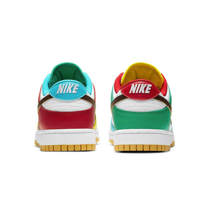 Nike Dunk Low SE GS 'Free.99 - White' — UK 13.5 | EU 32 | US 1Y — Top View