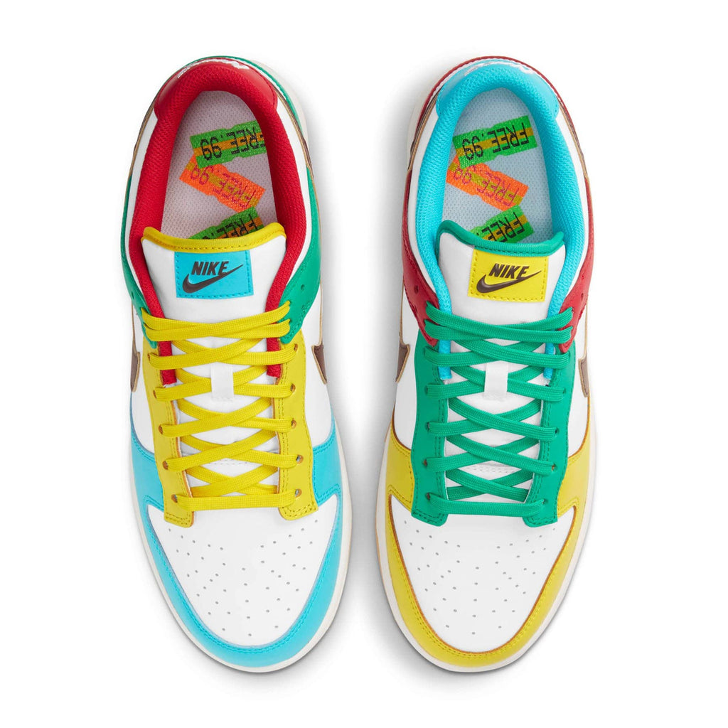 Nike Dunk Low SE 'Free.99 - White' — UK 3 | EU 35.5 | US 3.5 — Back View