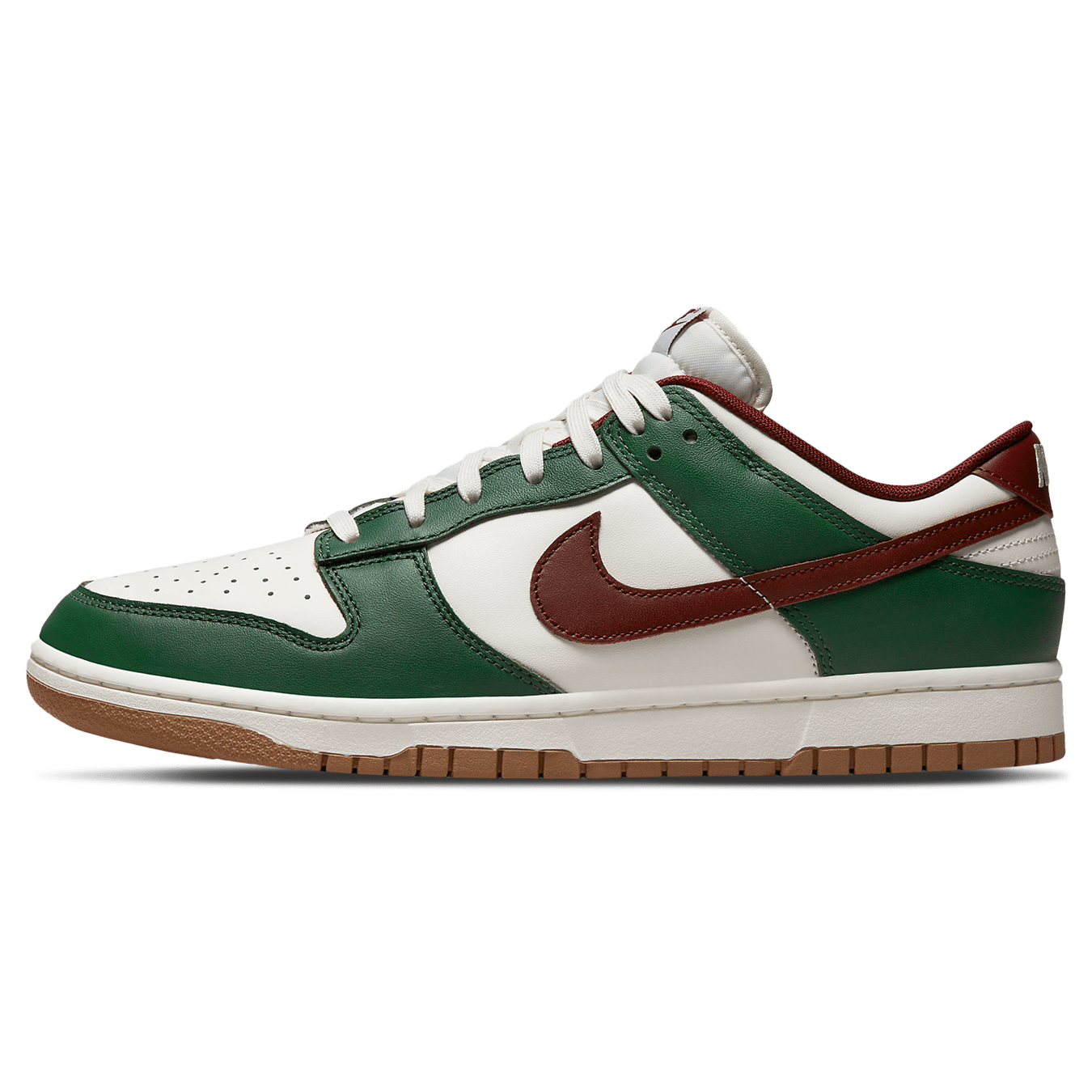 Nike Dunk Low 'Gorge Green Team Red' — UK 3 | EU 35.5 | US 3.5 — Front View