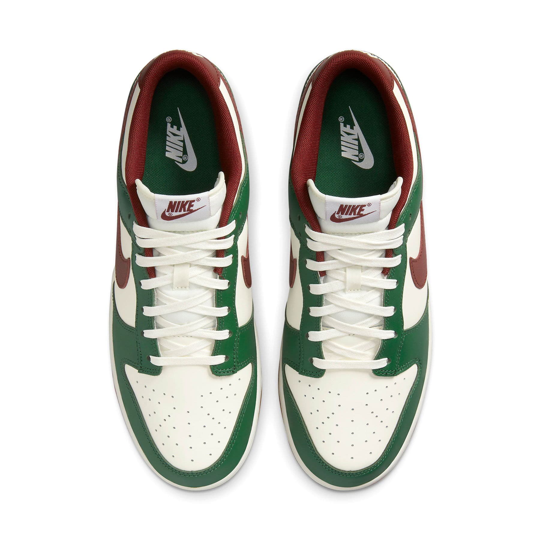 Nike Dunk Low 'Gorge Green Team Red' — UK 3 | EU 35.5 | US 3.5 — Back View