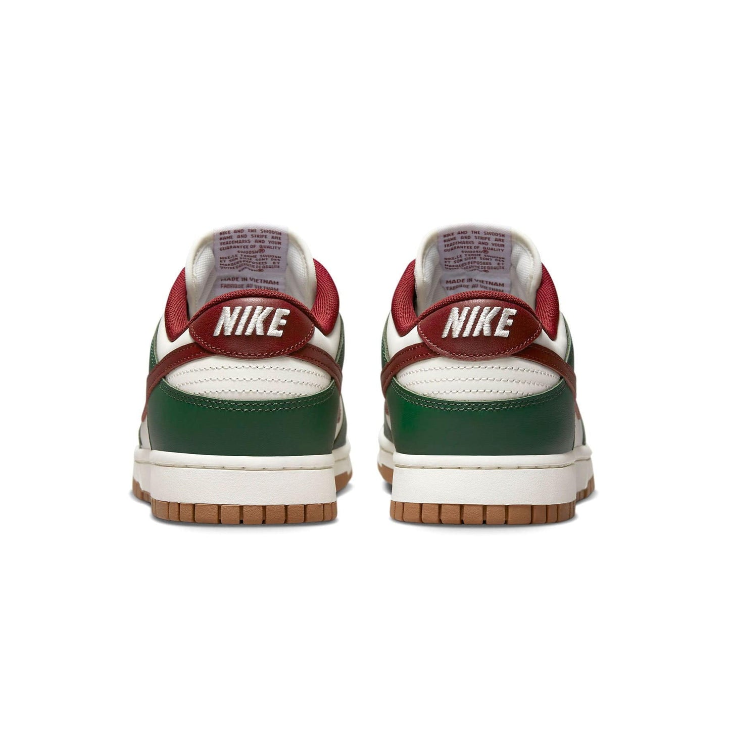 Nike Dunk Low 'Gorge Green Team Red' — UK 3 | EU 35.5 | US 3.5 — Top View