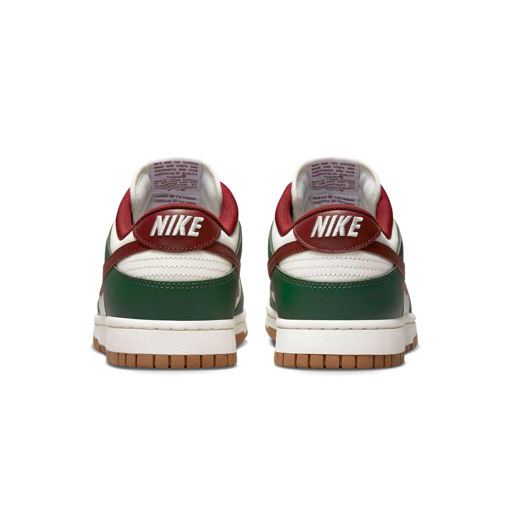 Nike Dunk Low 'Gorge Green Team Red' — UK 3 | EU 35.5 | US 3.5 — Top View