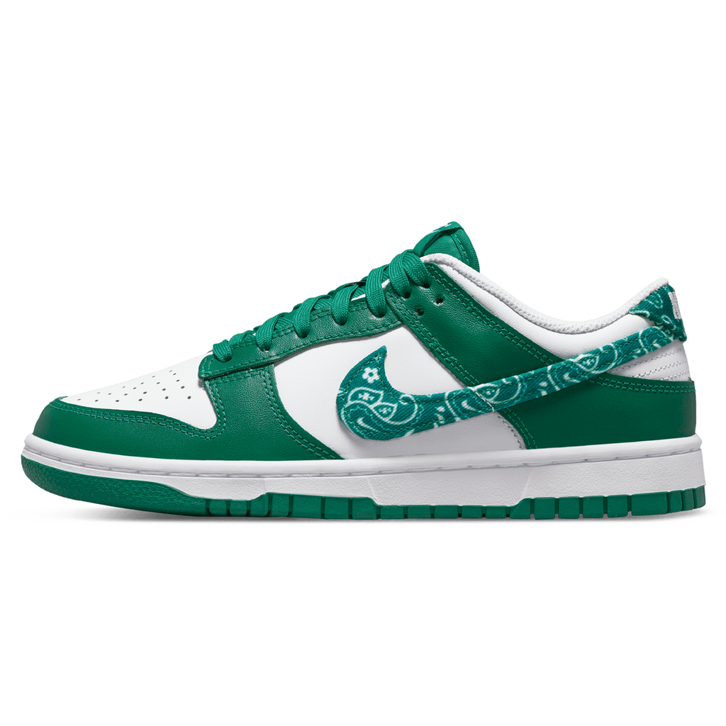 Nike Dunk Low  Wmns 'Green Paisley' — UK 2.5 | EU 35.5 | US 5 — Front View