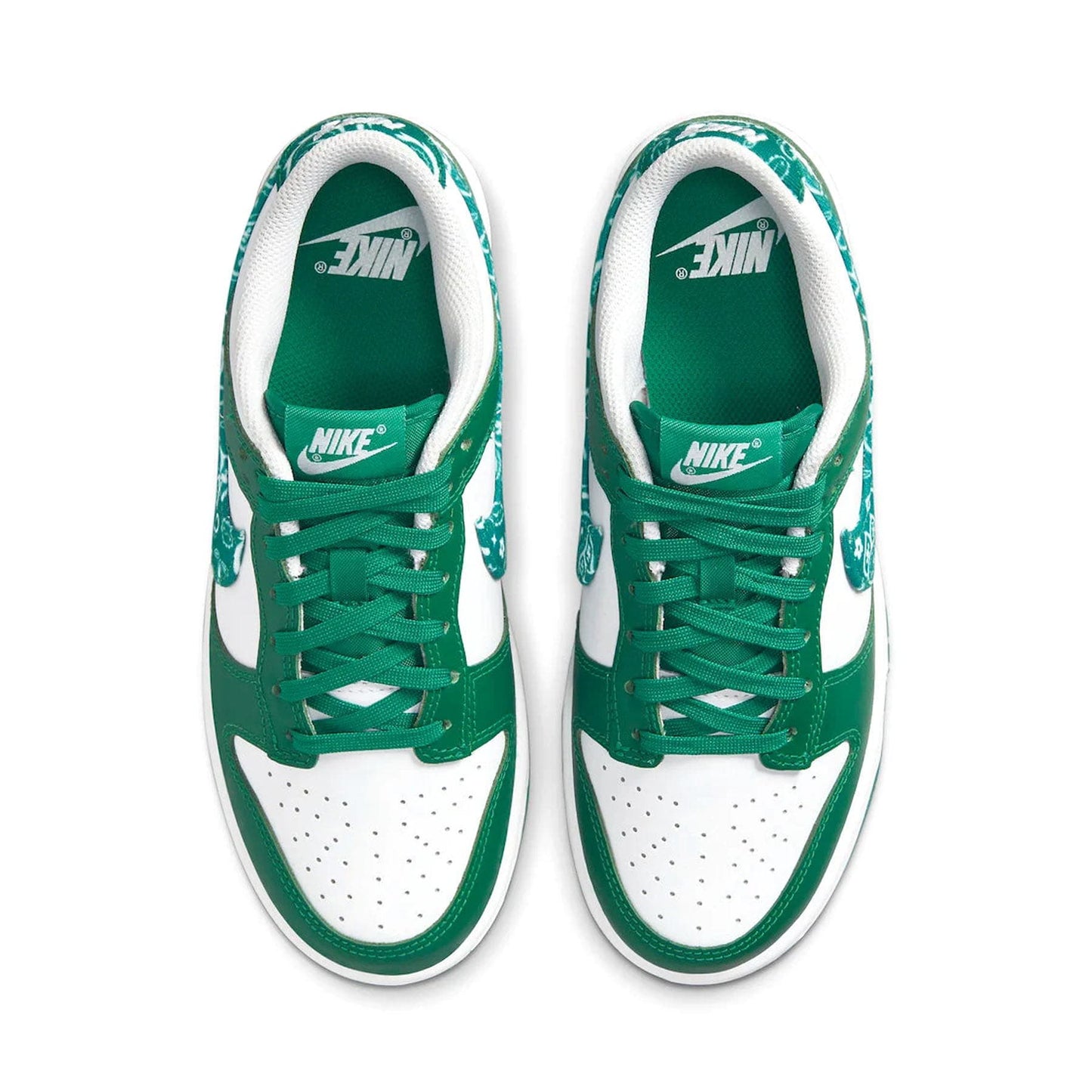 Nike Dunk Low  Wmns 'Green Paisley' — UK 2.5 | EU 35.5 | US 5 — Back View