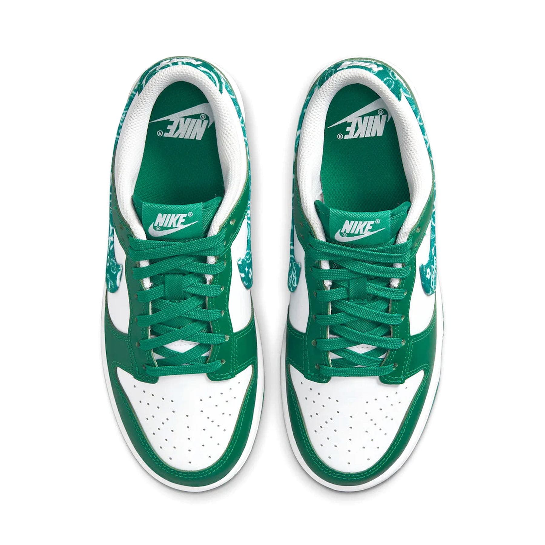 Nike Dunk Low  Wmns 'Green Paisley' — UK 2.5 | EU 35.5 | US 5 — Back View