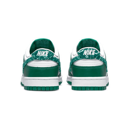 Nike Dunk Low  Wmns 'Green Paisley' — UK 2.5 | EU 35.5 | US 5 — Top View