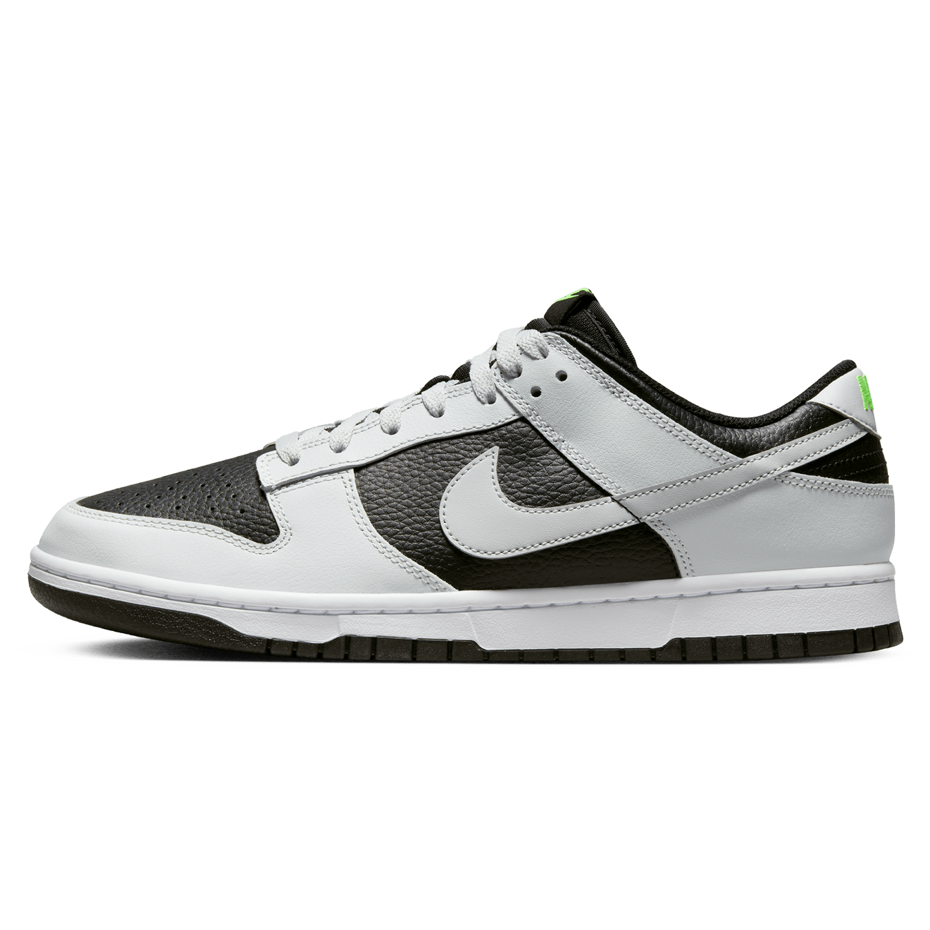 Nike Dunk Low 'Reverse Panda Neon' — UK 3 | EU 35.5 | US 3.5 — Front View