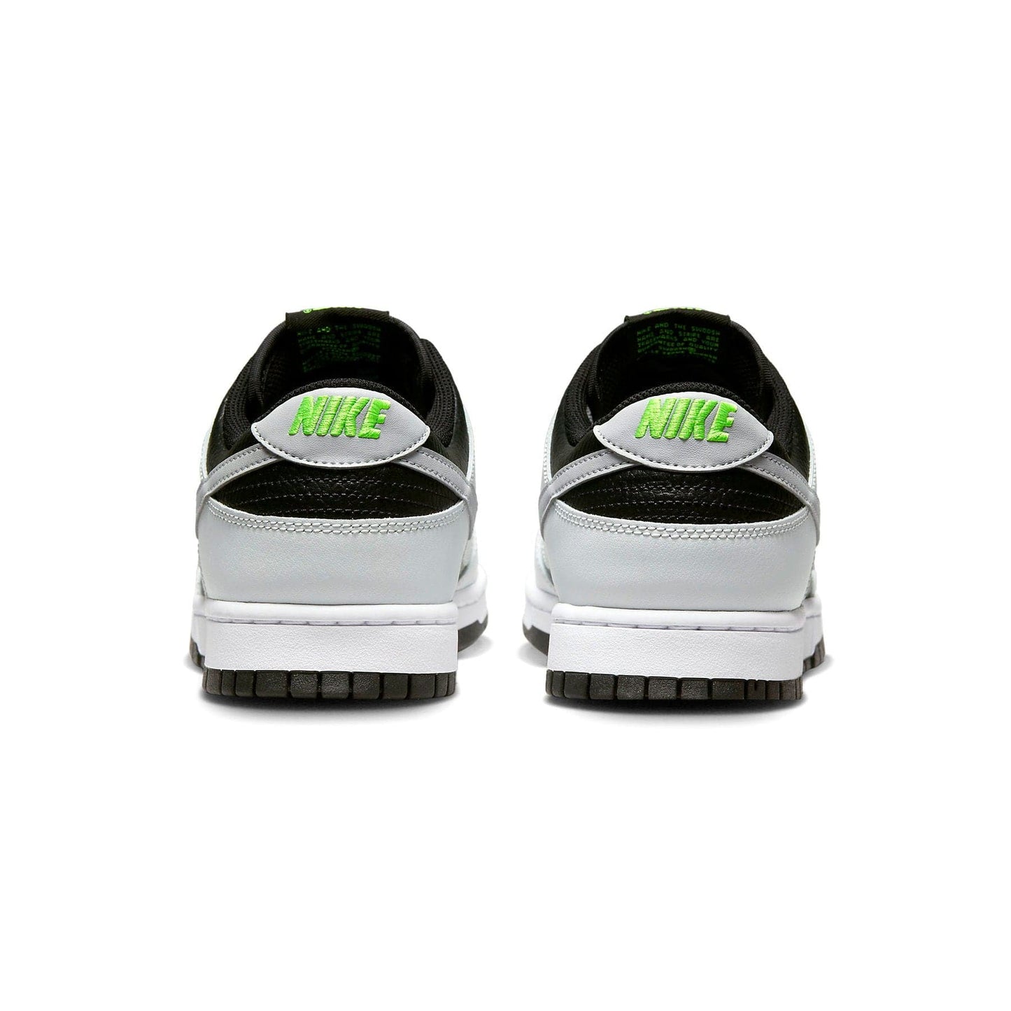 Nike Dunk Low 'Reverse Panda Neon' — UK 3 | EU 35.5 | US 3.5 — Top View