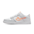 Nike Dunk Low GS 3D Swoosh White Grey — UK 13.5 | EU 32 | US 1Y — Front View