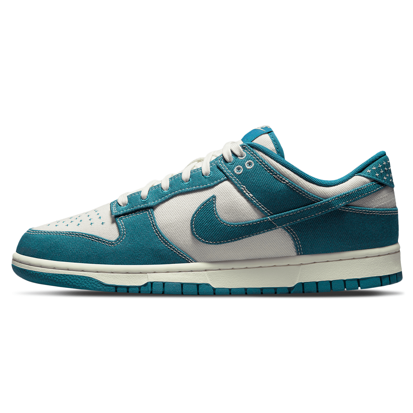 Nike Dunk Low 'Sashiko - Industrial Blue' — UK 3 | EU 35.5 | US 3.5 — Front View