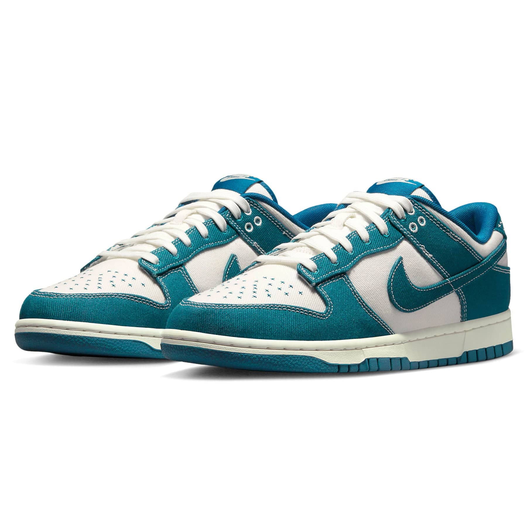 Nike Dunk Low 'Sashiko - Industrial Blue' — UK 3 | EU 35.5 | US 3.5 — Side View