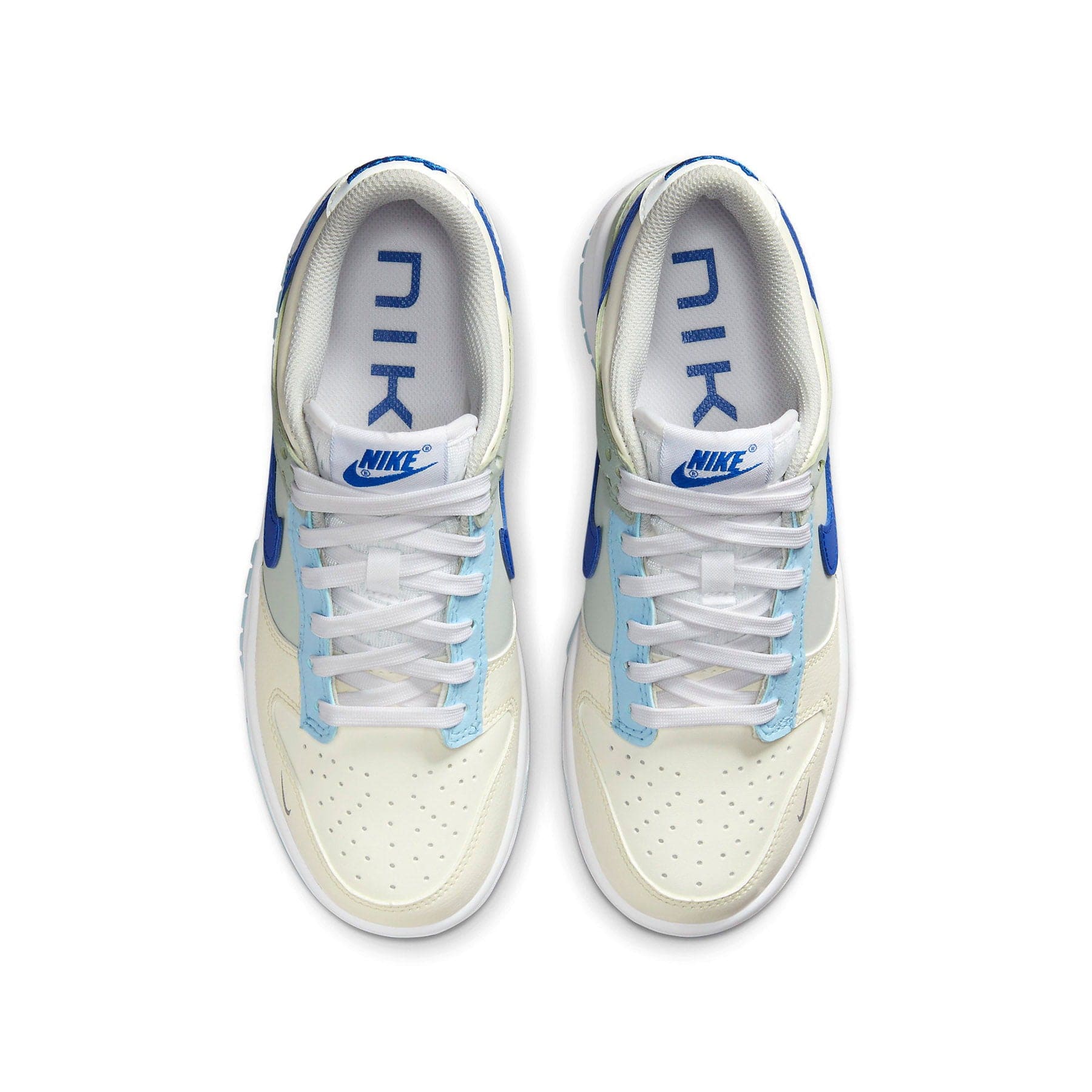 Nike Dunk Low GS 'Just Stitch It - Hyper Royal' — UK 13.5 | EU 32 | US 1Y — Back View