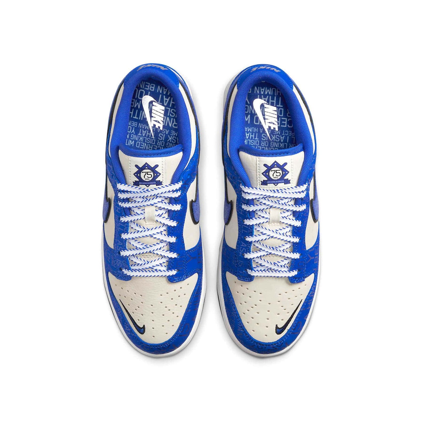 Nike Dunk Low GS 'Jackie Robinson' — UK 13.5 | EU 32 | US 1Y — Back View