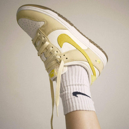 Nike Dunk Low Wmns 'Lemon Drop' — UK 2.5 | EU 35.5 | US 5 — Lifestyle View