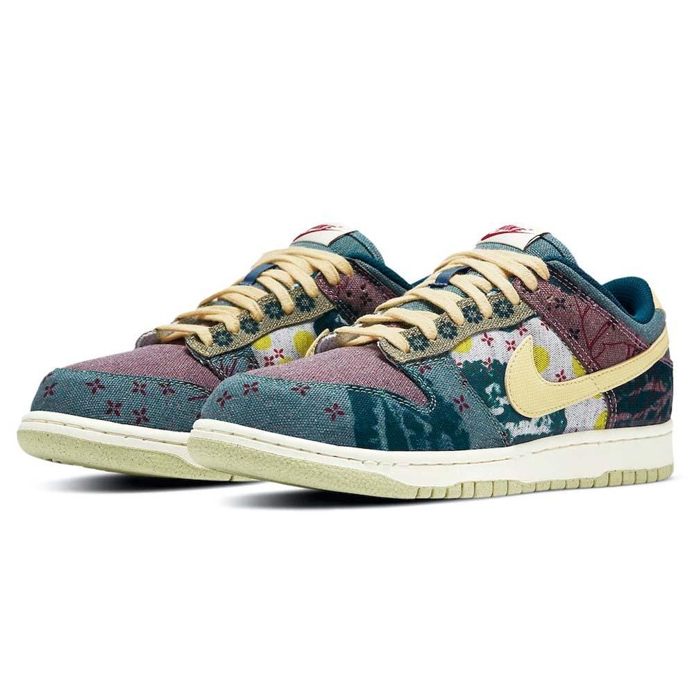 Nike Dunk Low 'Community Garden' — UK 3 | EU 35.5 | US 3.5 — Side View