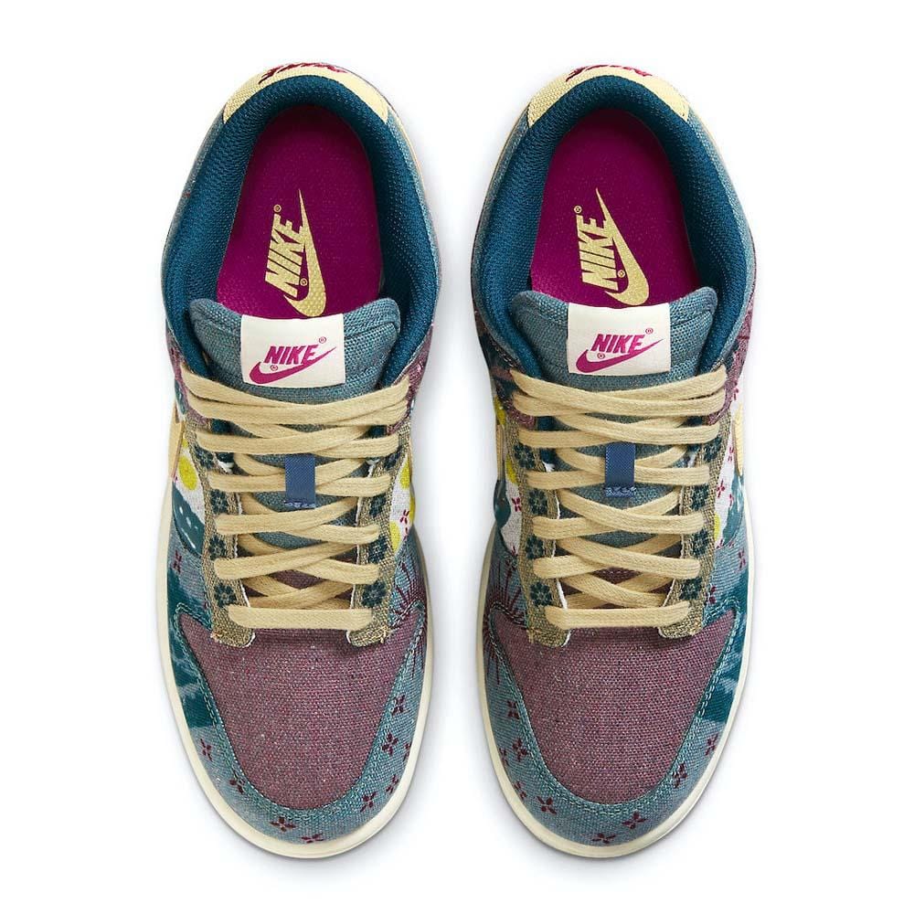 Nike Dunk Low 'Community Garden' — UK 3 | EU 35.5 | US 3.5 — Back View