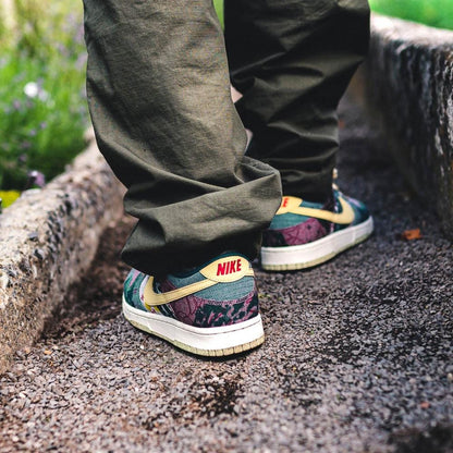 Nike Dunk Low 'Community Garden' — UK 3 | EU 35.5 | US 3.5 — Lifestyle View