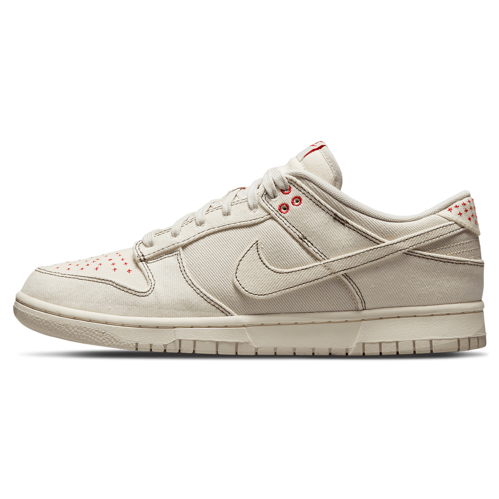 Nike Dunk Low 'Sashiko - Light Orewood Brown' — UK 3 | EU 35.5 | US 3.5 — Front View