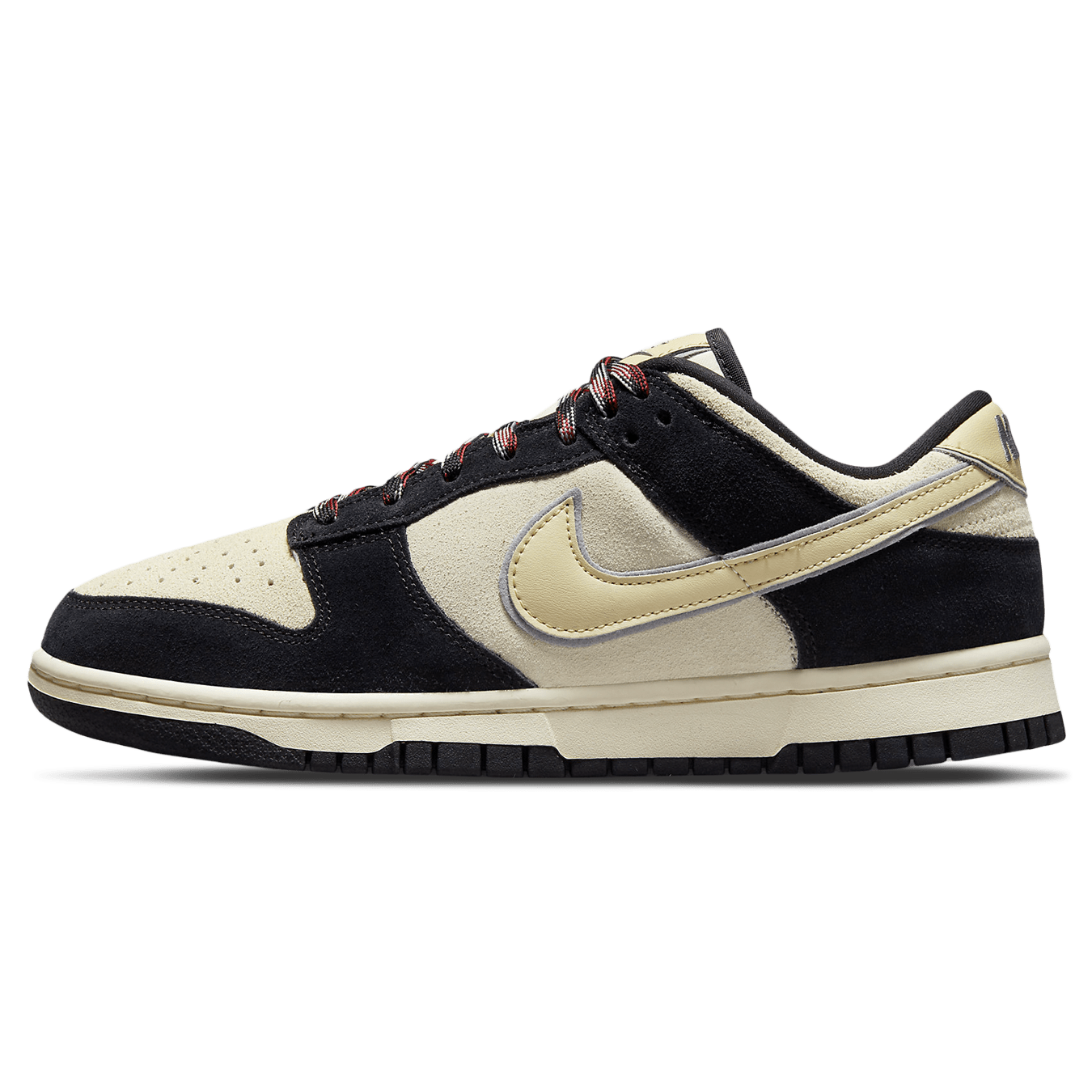 Nike Dunk Low Wmns LX 'Black Team Gold' — UK 2.5 | EU 35.5 | US 5 — Front View