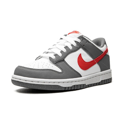 Nike Dunk Low Next Nature GS 'Smoke Grey Light Crimson' — UK 13.5 | EU 32 | US 1Y — Back View