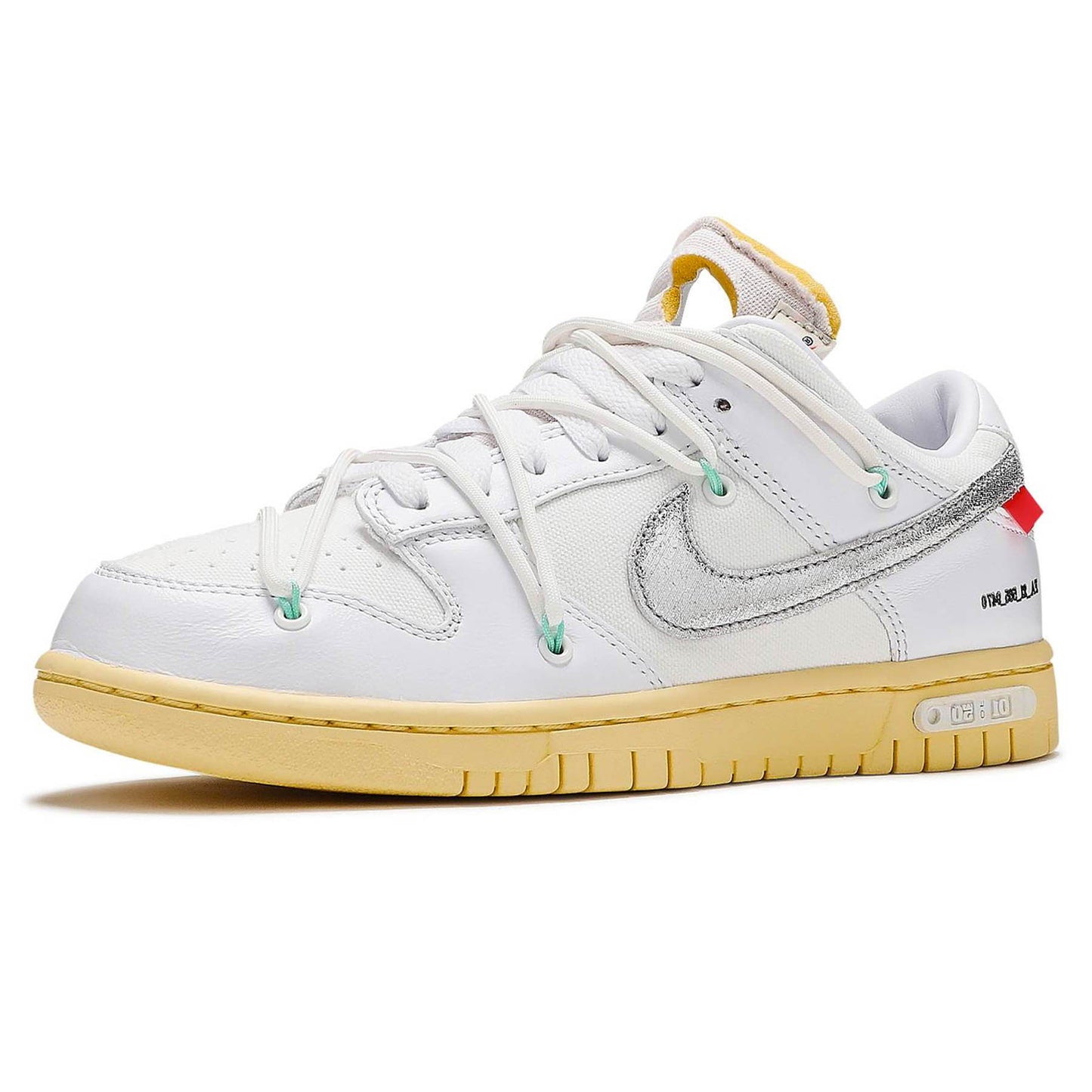 Off-White x Nike Dunk Low 'Dear Summer - 01 of 50' — UK 3 | EU 35.5 | US 3.5 — Side View