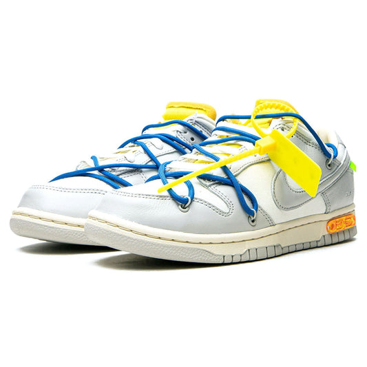 Off-White x Nike Dunk Low 'Lot 10 of 50' — UK 3 | EU 35.5 | US 3.5 — Side View