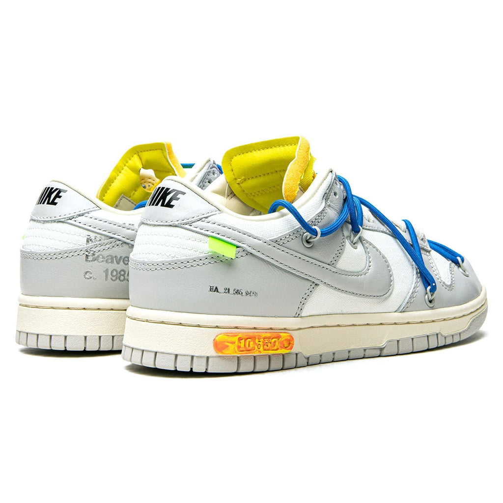 Off-White x Nike Dunk Low 'Lot 10 of 50' — UK 3 | EU 35.5 | US 3.5 — Back View