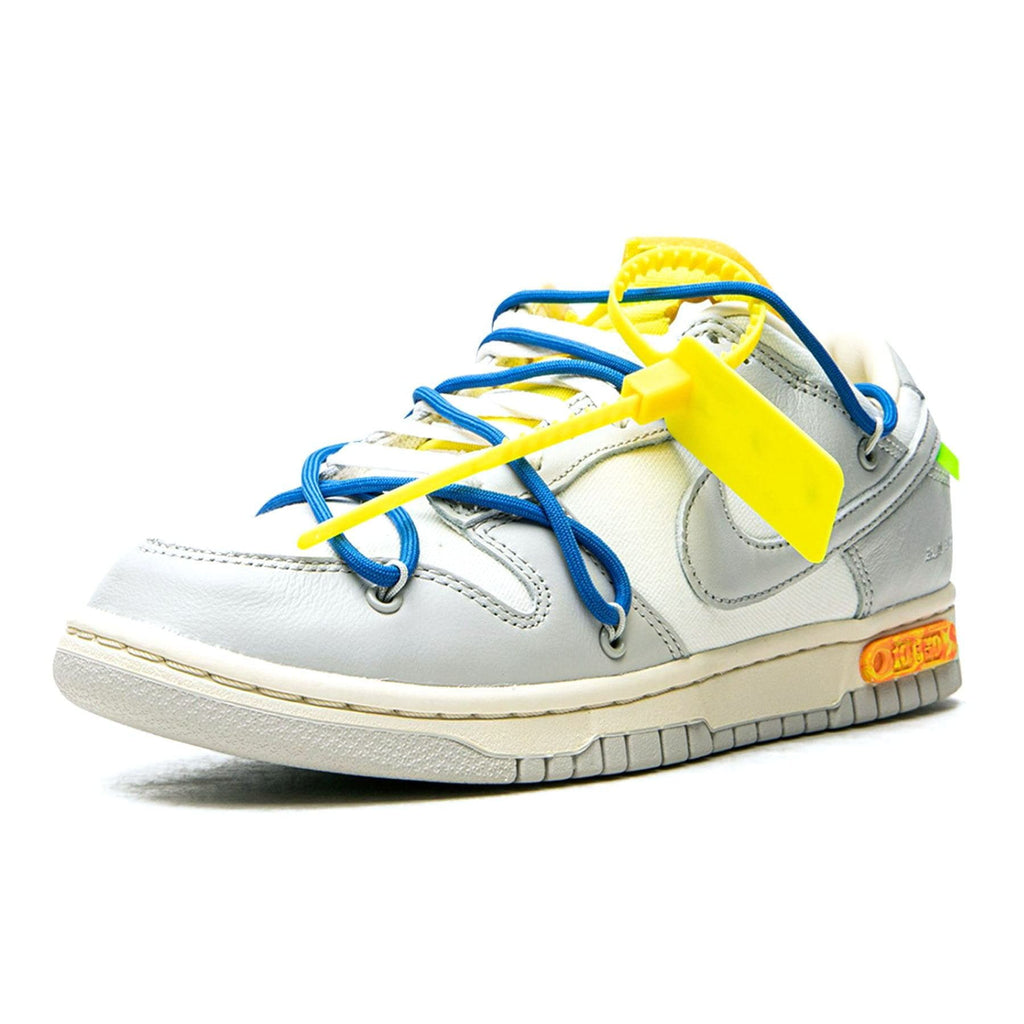 Off-White x Nike Dunk Low 'Lot 10 of 50' — UK 3 | EU 35.5 | US 3.5 — Top View