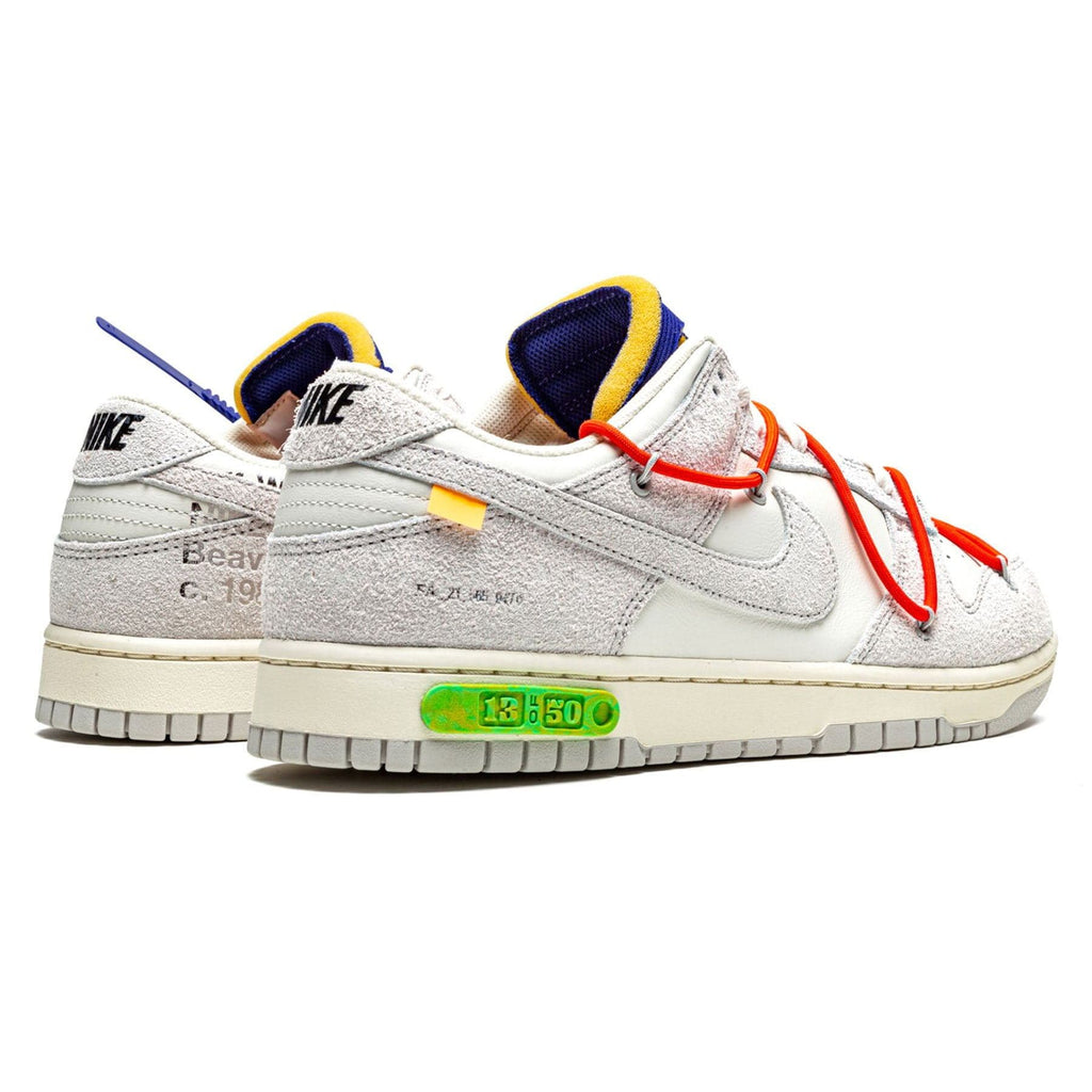 Off-White x Nike Dunk Low 'Lot 13 of 50' — UK 3 | EU 35.5 | US 3.5 — Back View