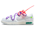 Off-White x Nike Dunk Low 'Lot 15 of 50' — UK 3 | EU 35.5 | US 3.5 — Front View
