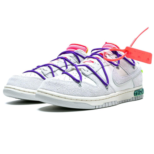 Off-White x Nike Dunk Low 'Lot 15 of 50' — UK 3 | EU 35.5 | US 3.5 — Side View