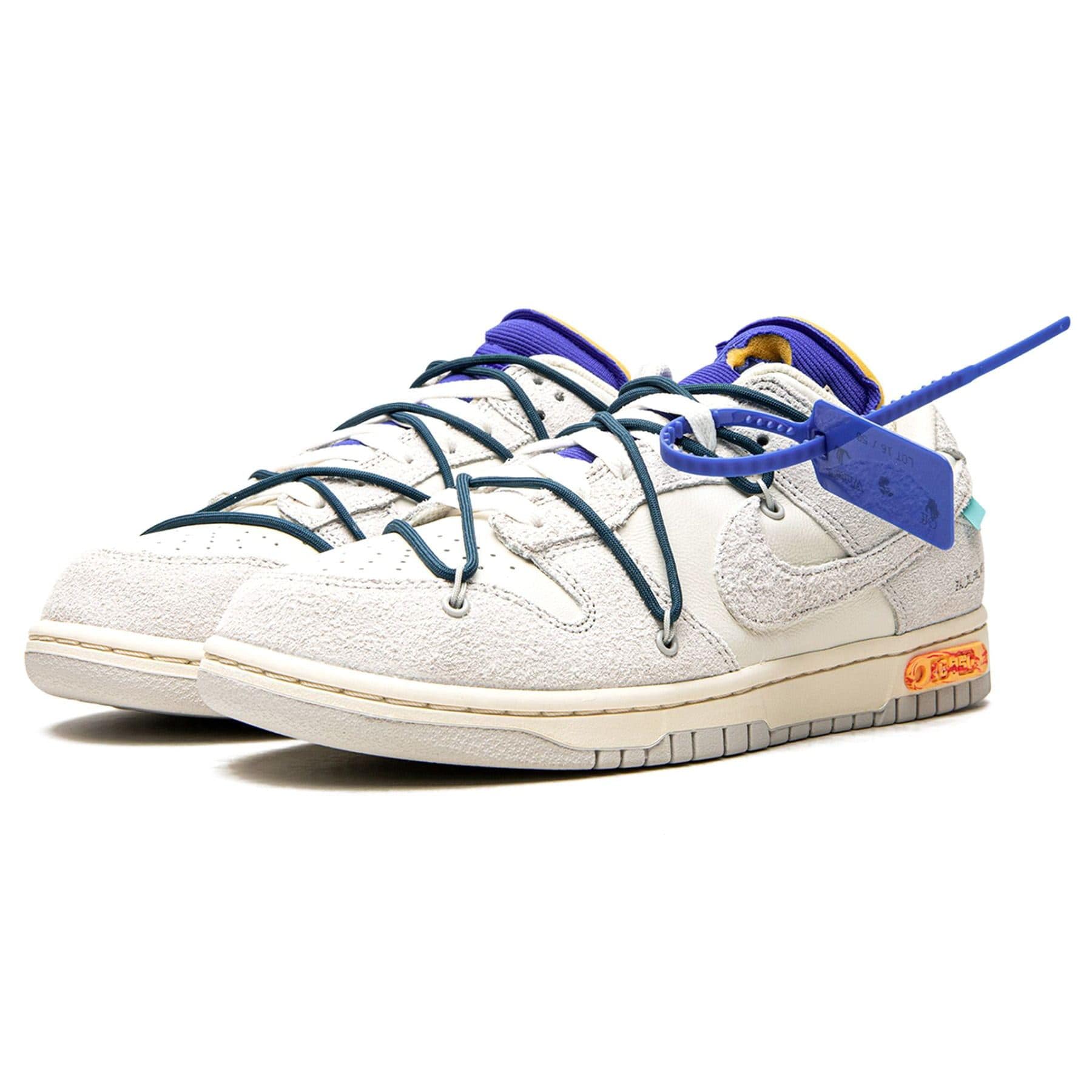 Off-White x Nike Dunk Low 'Lot 16 of 50' — UK 3 | EU 35.5 | US 3.5 — Side View