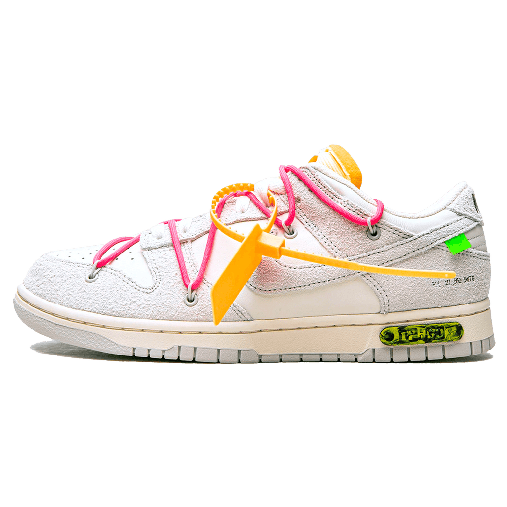 Off-White x Nike Dunk Low 'Lot 17 of 50' — UK 3 | EU 35.5 | US 3.5 — Front View