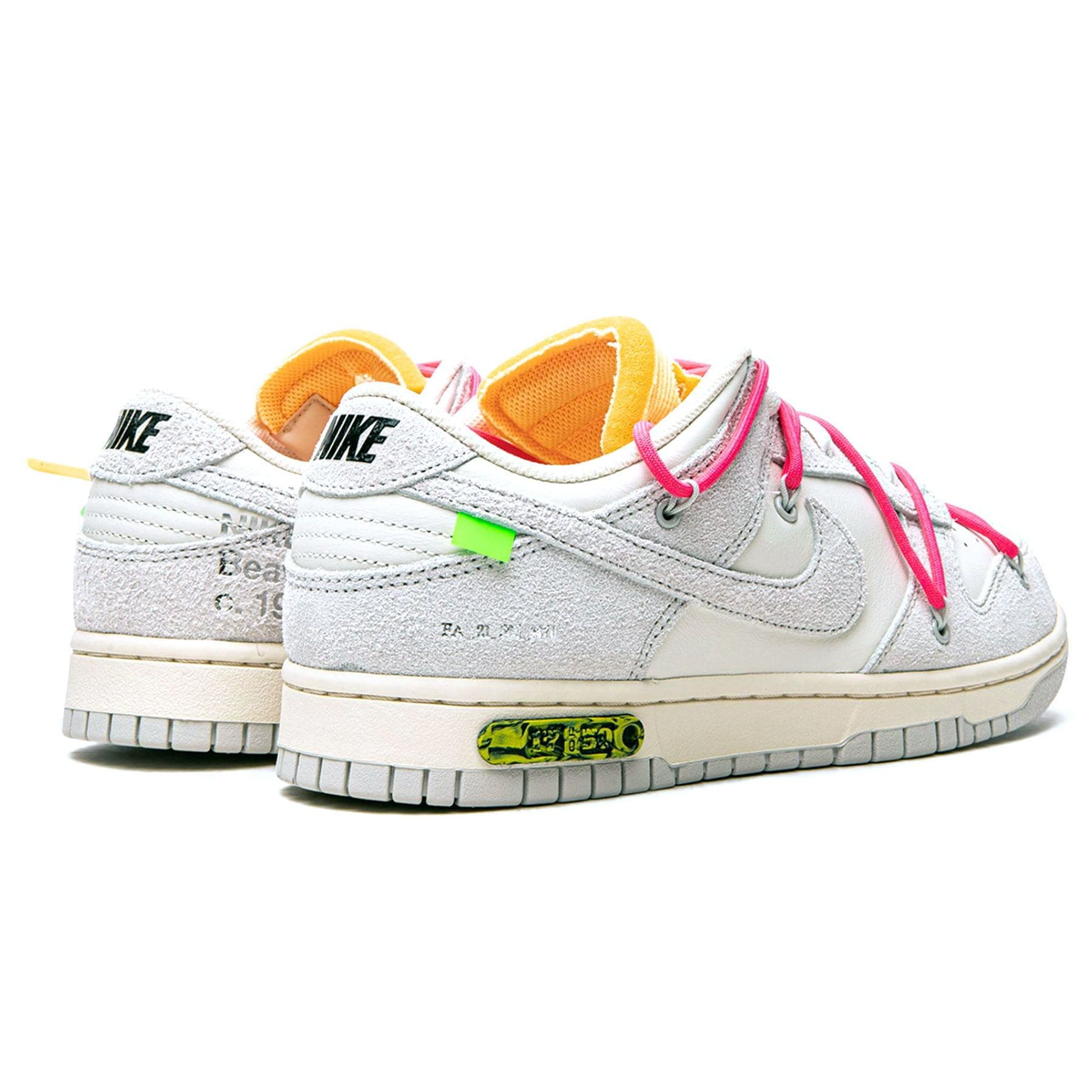 Off-White x Nike Dunk Low 'Lot 17 of 50' — UK 3 | EU 35.5 | US 3.5 — Back View