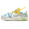Off-White x Nike Dunk Low 'Lot 02 of 50' — UK 3 | EU 35.5 | US 3.5 — Front View