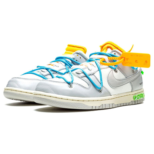 Off-White x Nike Dunk Low 'Lot 02 of 50' — UK 3 | EU 35.5 | US 3.5 — Side View