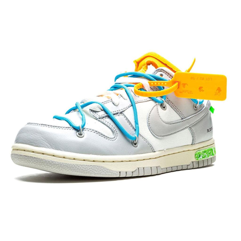 Off-White x Nike Dunk Low 'Lot 02 of 50' — UK 3 | EU 35.5 | US 3.5 — Top View