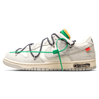 Off-White x Nike Dunk Low 'Lot 20 of 50' — UK 3 | EU 35.5 | US 3.5 — Front View