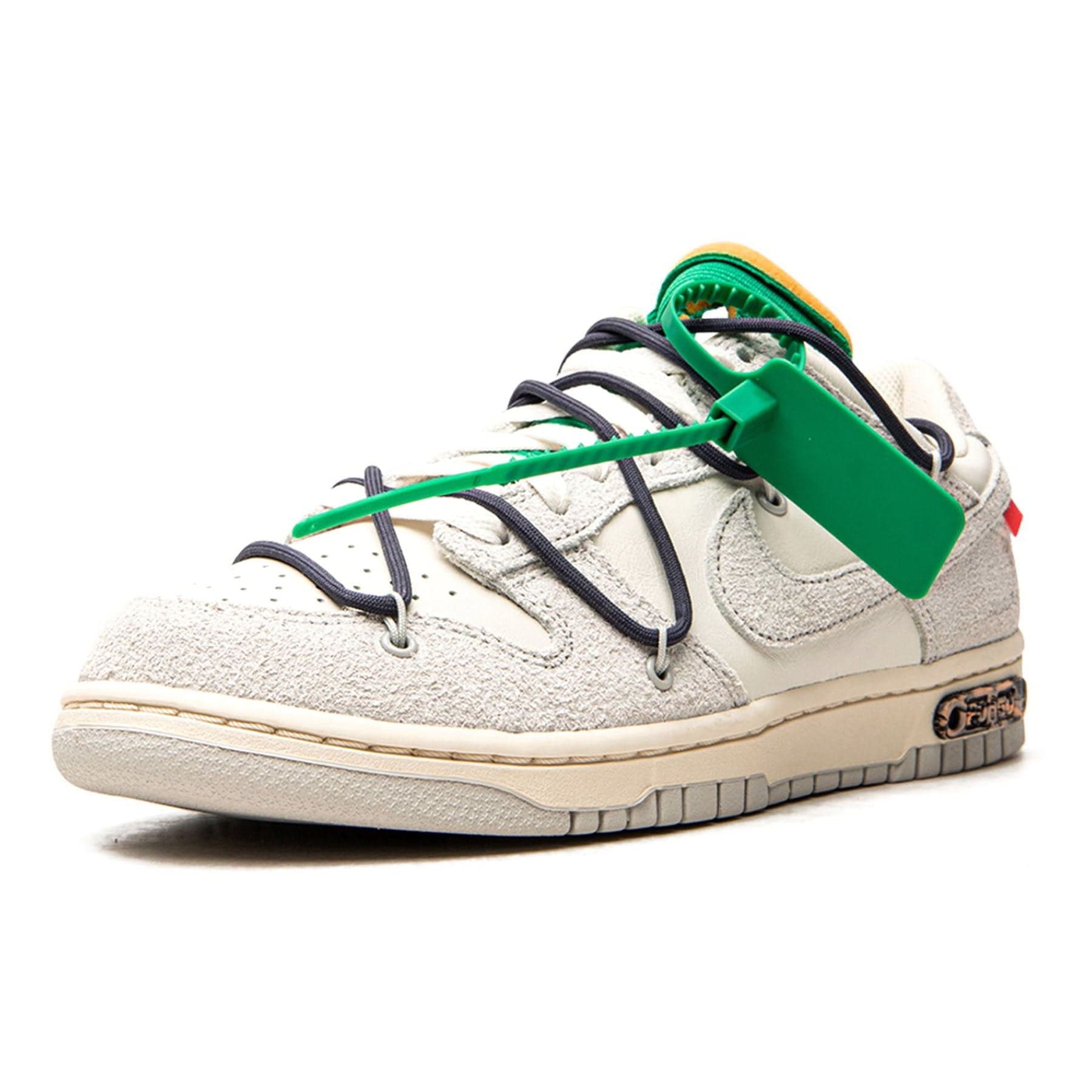 Off-White x Nike Dunk Low 'Lot 20 of 50' — UK 3 | EU 35.5 | US 3.5 — Top View