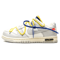 Off-White x Nike Dunk Low 'Lot 27 of 50' — UK 3 | EU 35.5 | US 3.5 — Front View