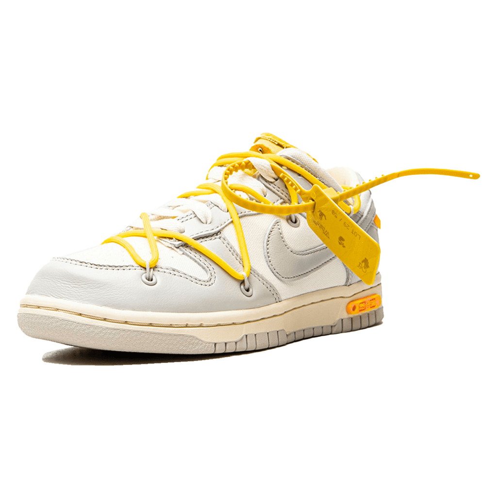 Off-White x Nike Dunk Low 'Lot 29 of 50' — UK 3 | EU 35.5 | US 3.5 — Top View