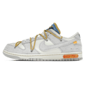 Off-White x Nike Dunk Low 'Lot 34 of 50' — UK 3 | EU 35.5 | US 3.5 — Front View